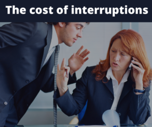 the cost of Interruptions 